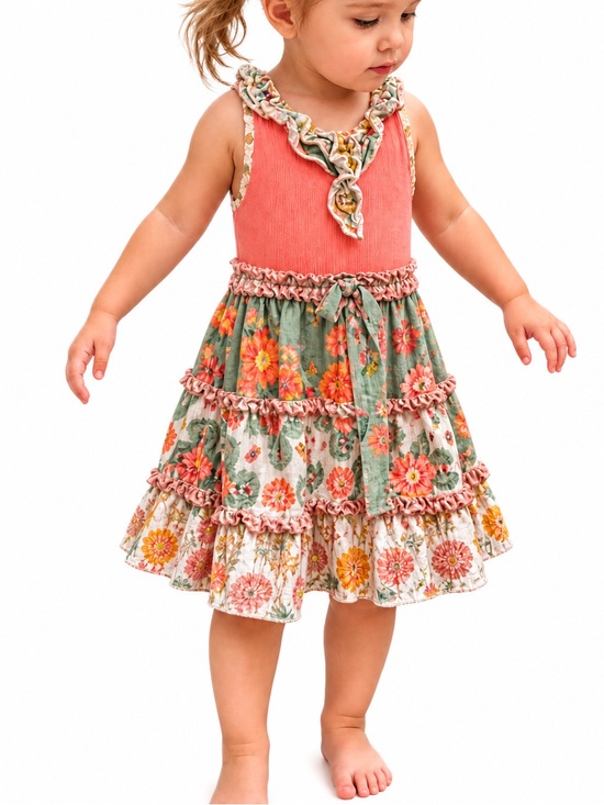 Matilda Jane Other - Matilda Jane Happy & Free On the Cape Tiered Floral Dress - 2T / 24 Months